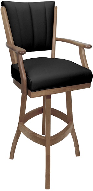 Classic Black Leather Cashew