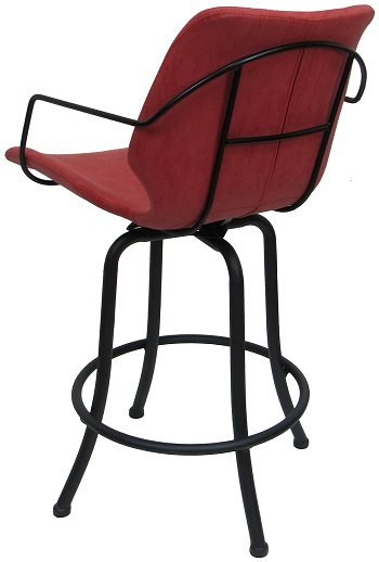 Asheville Metal Bar Stool - back