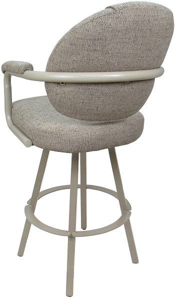 M-70 on Warren Base Metal Bar Stool - back