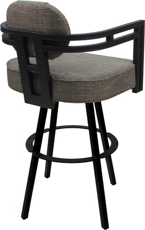Madir Metal Bar Stool - back