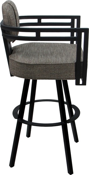 Madir Metal Bar Stool - side