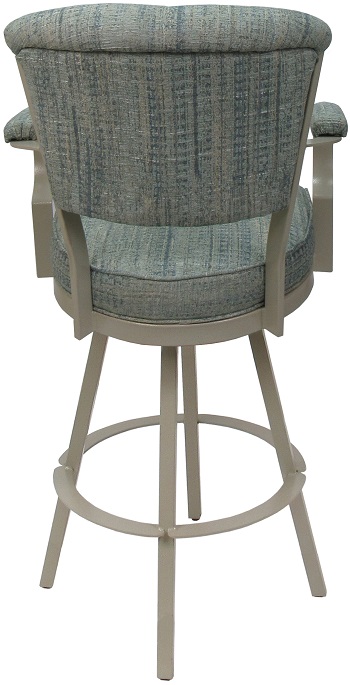 Miami on Warren Base Metal Bar Stool - back