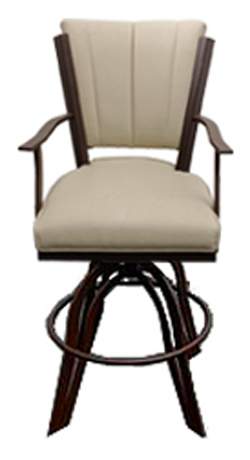 Montana on A-Base Metal Bar Stool - front