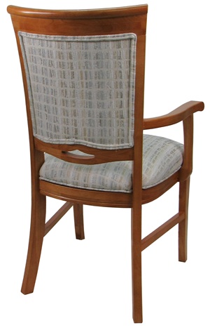 400 Arms Straight Chair - back