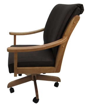 Casa Caster Chair Innova Chestnut side
