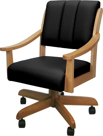 Casa Leather Caster Chair