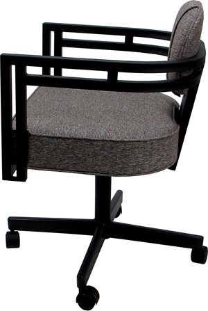 Madir Caster Chair - side