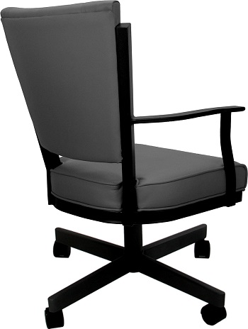 Montana Leather Caster Chair back