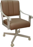 Memphis Leather Caster Chair