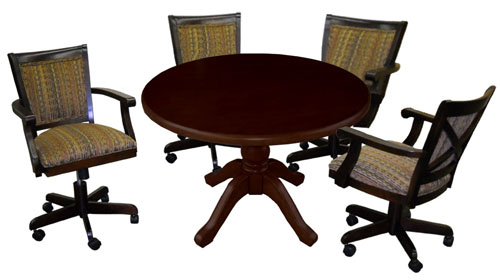 Round Table Mango Chairs