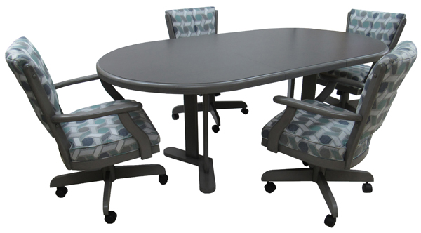 Classic Caster Chairs 42x42x60 Table