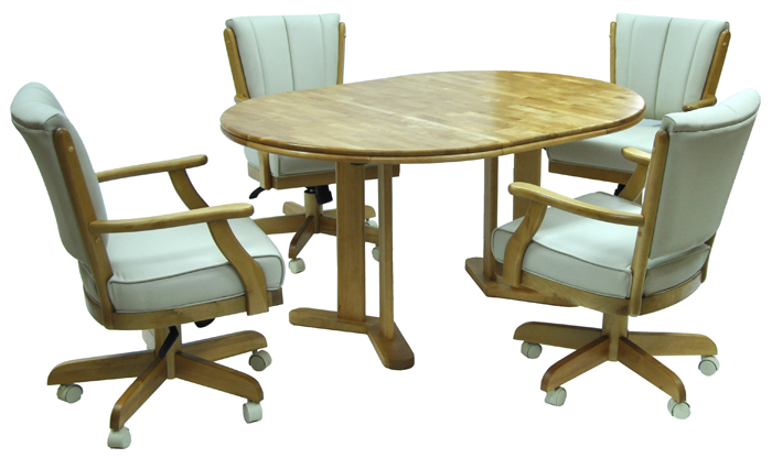 Classic Caster Chairs 42x42x60 Table