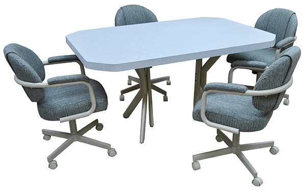 M-70 Caster Chair 42x60 Mica Table