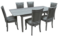 Dinette with Butterfly Rectangle Table 6-400 Side Chairs