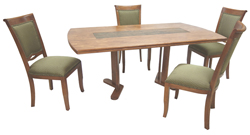 400 Side Chairs 42x72 Wood Table