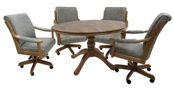 Casa Plus Caster Chairs 48inch Table